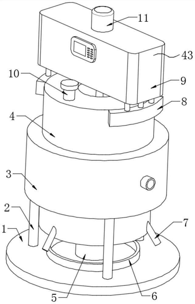 Boiling and making device for cans