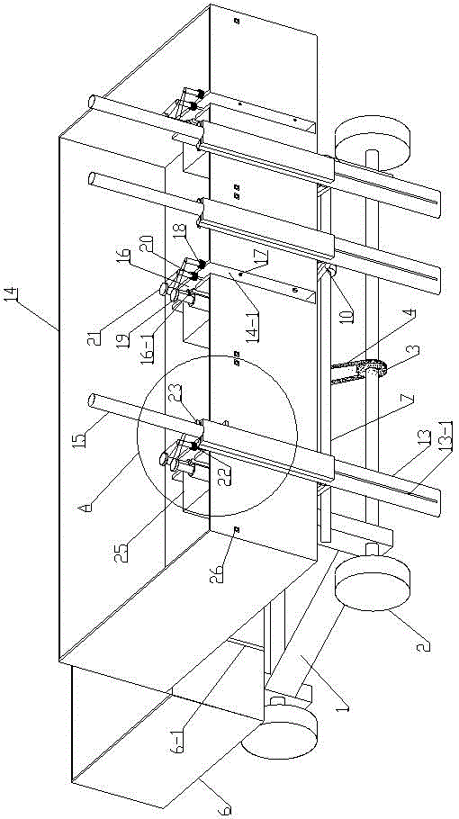 A kind of sand barrier sowing machine