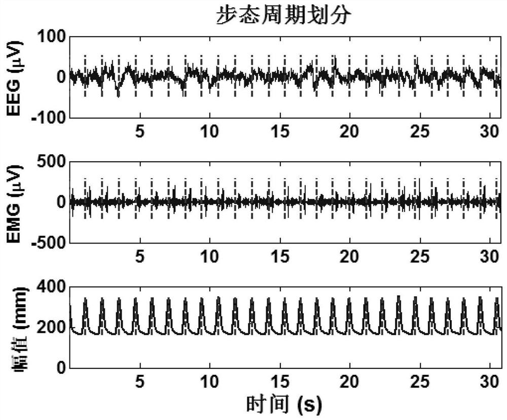 A gait recognition method based on brain electromyographic signals