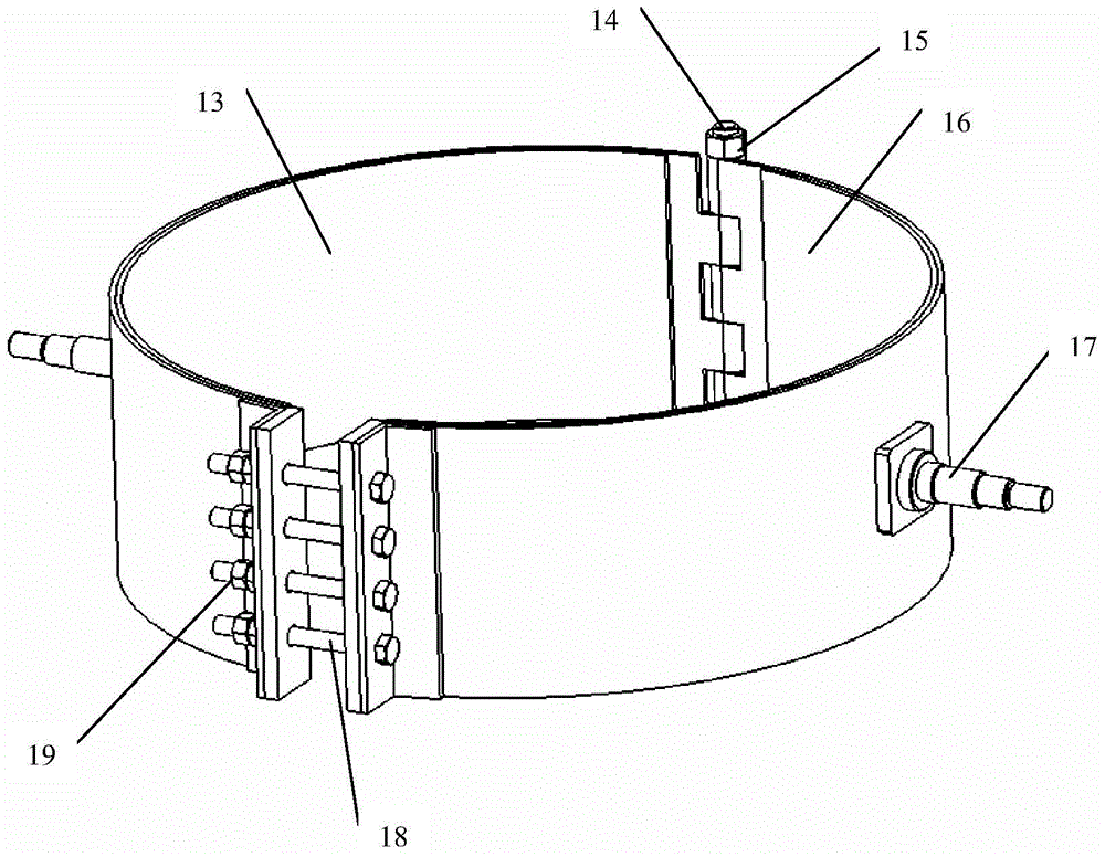 Large-mass initiating explosive device safe hoisting and transfer device and use method thereof