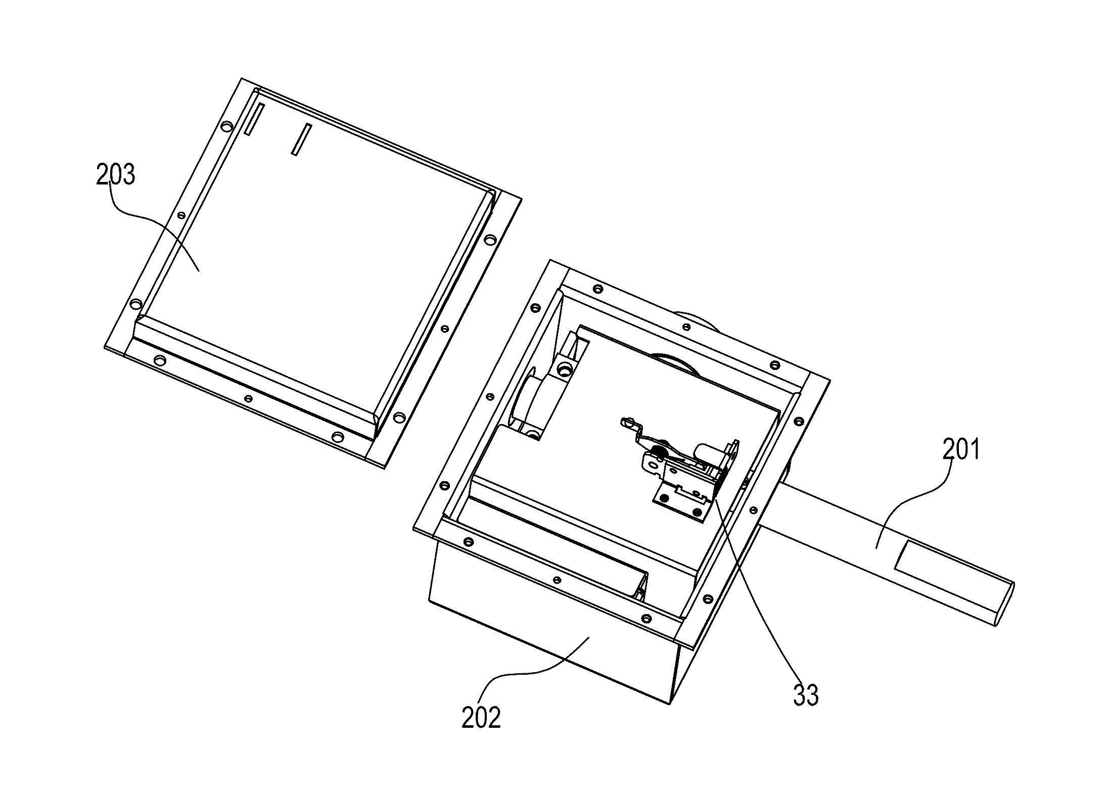 Electrical control lock device