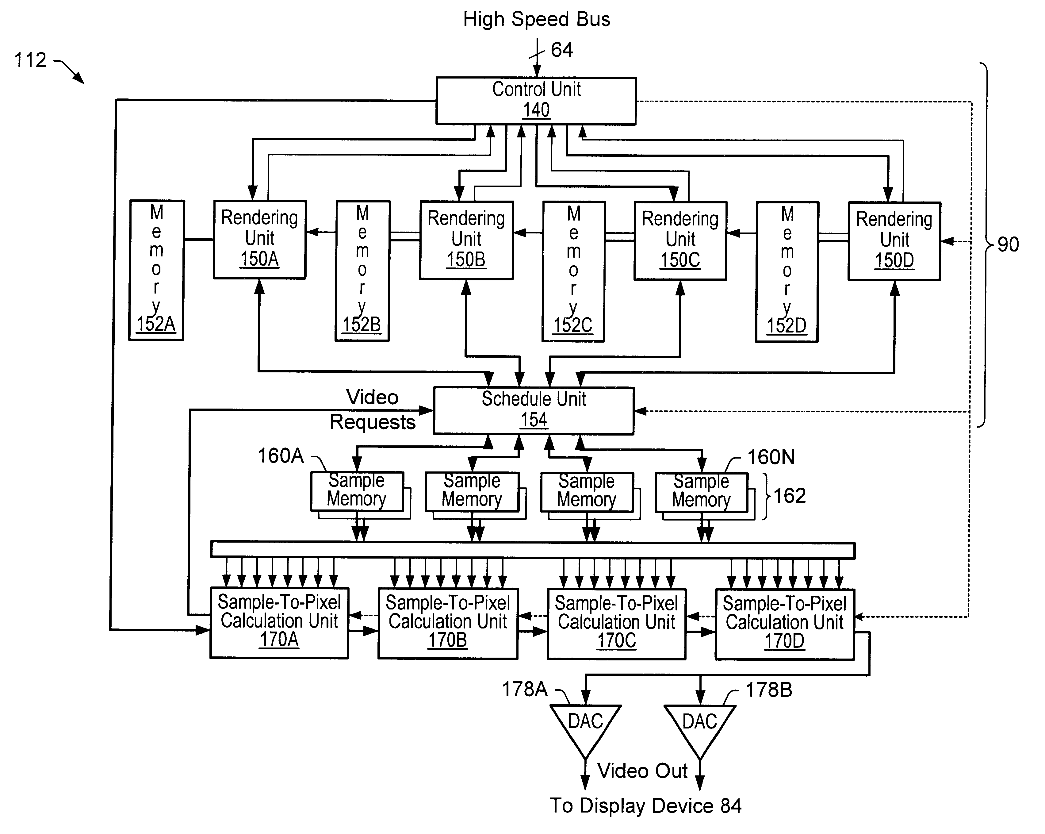Graphics system with programmable real-time sample filtering