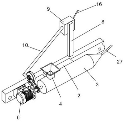 Multi-shaft spraying device for coating preparation