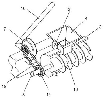 Multi-shaft spraying device for coating preparation