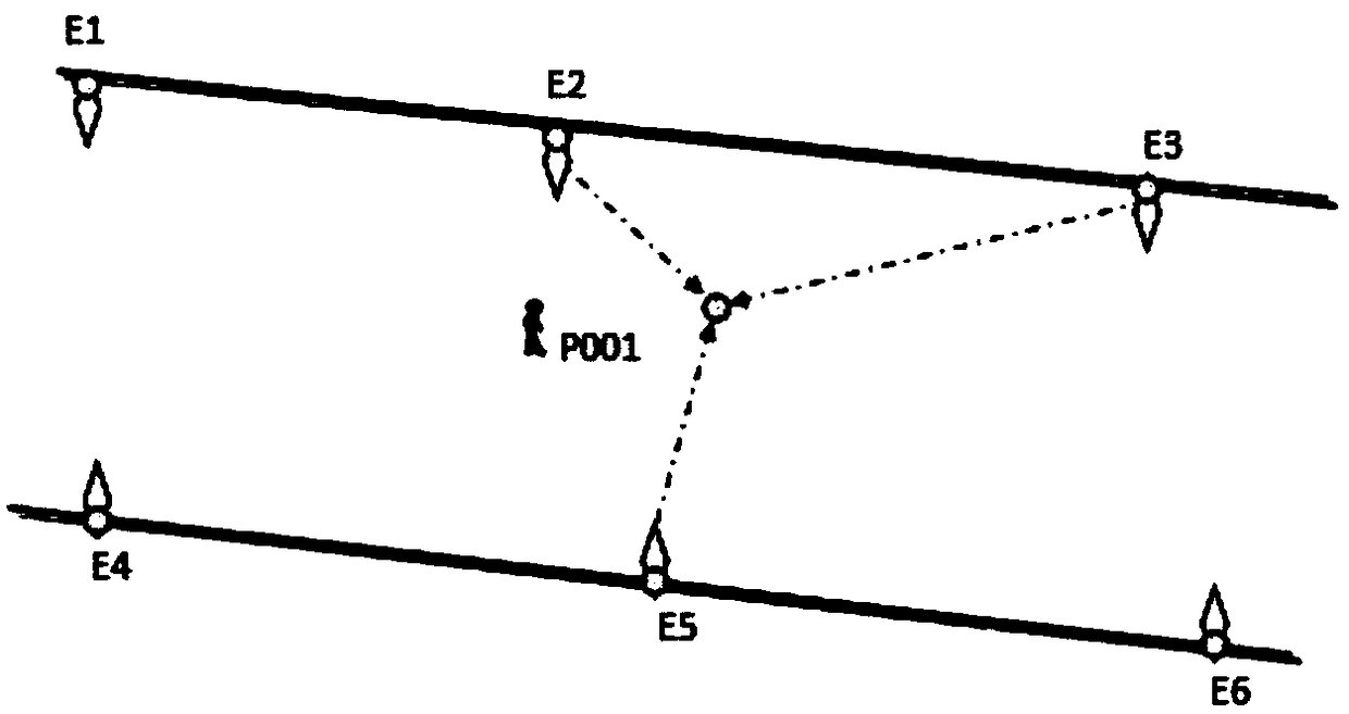 Downhole positioning method based on EIEL electronic labels