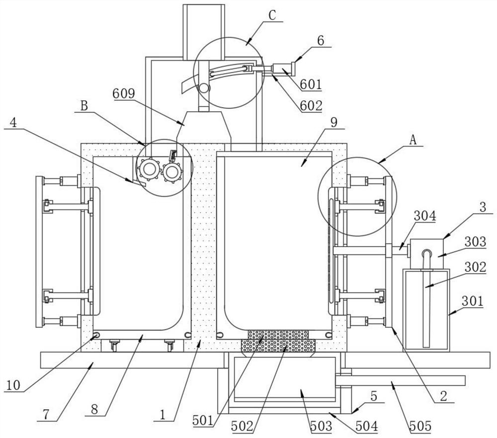 Intelligent garbage classified collection treatment device and treatment process