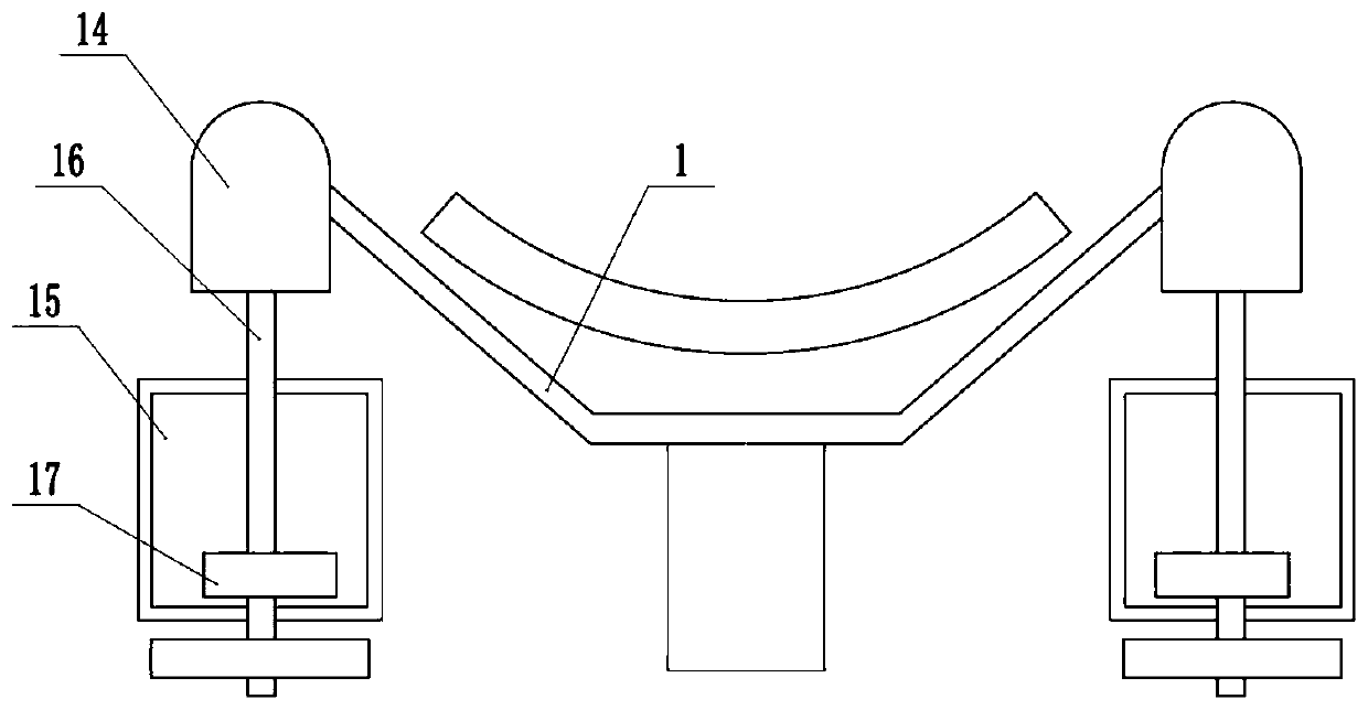 Real-time forced belt deviation correcting device