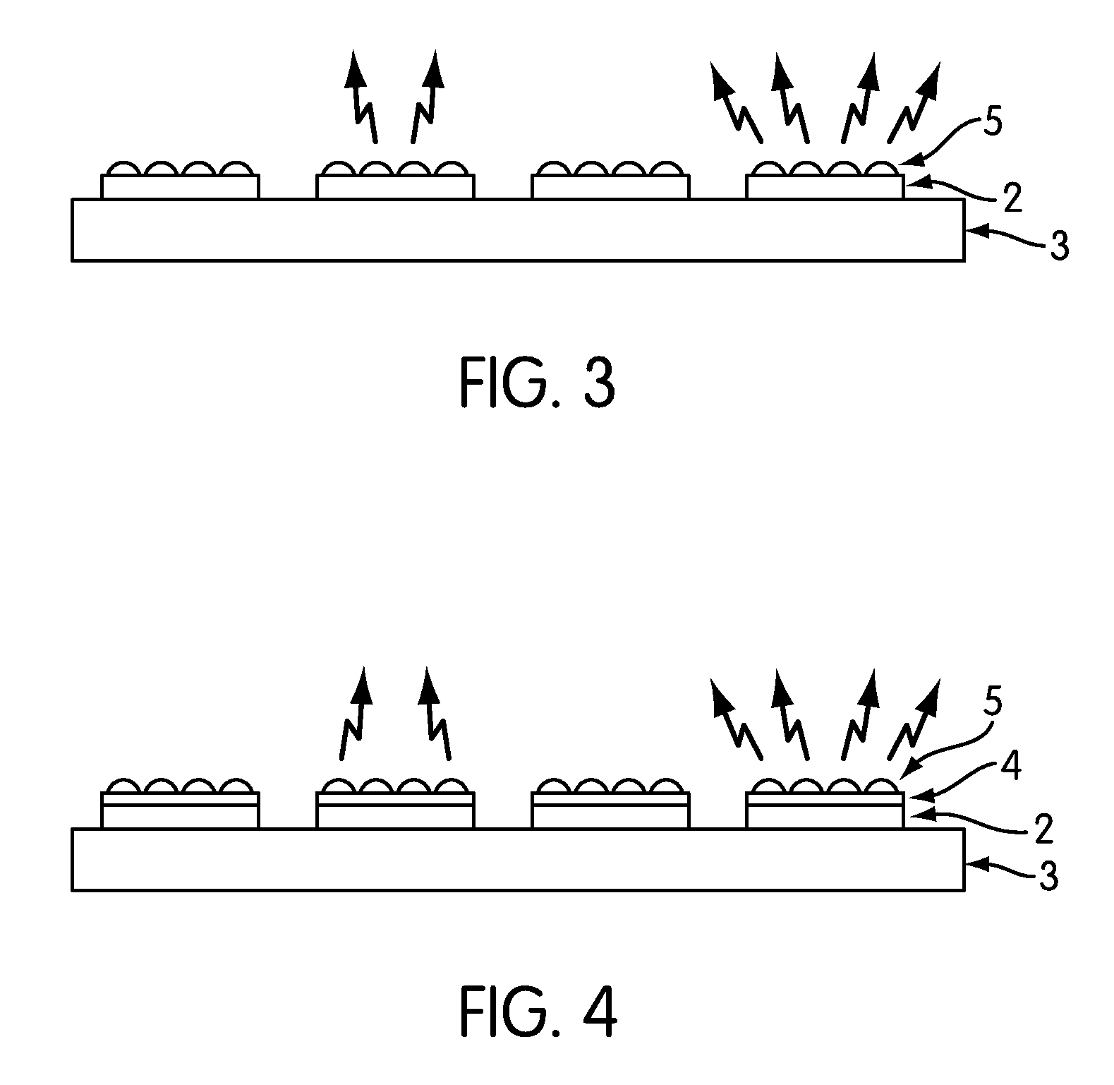 LED assembly with an LED and adjacent lens and method of making same