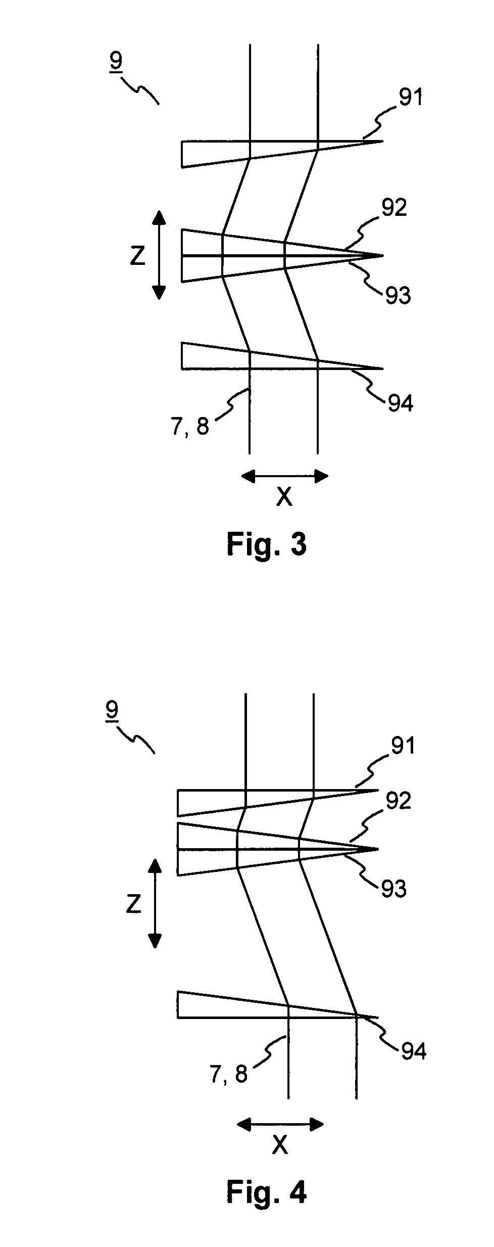 Beam shifting element for an optical storage system