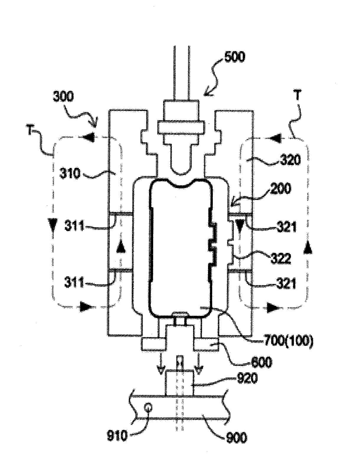 Manufacturing method of pressure container comprising in-mold label and three-dimensional shape
