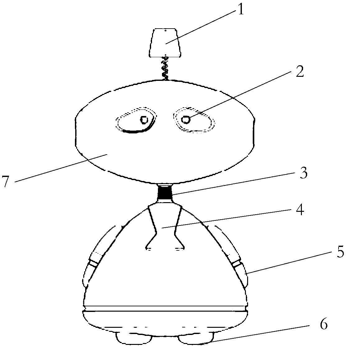 Children's emotion expressing robot and method