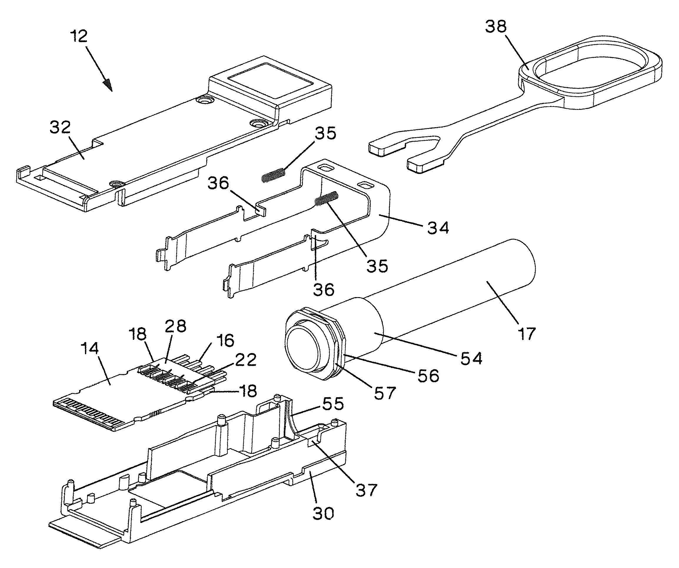 High data rate electrical connector and cable assembly