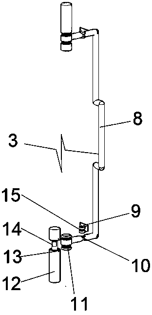 Automatic filter screen locking device