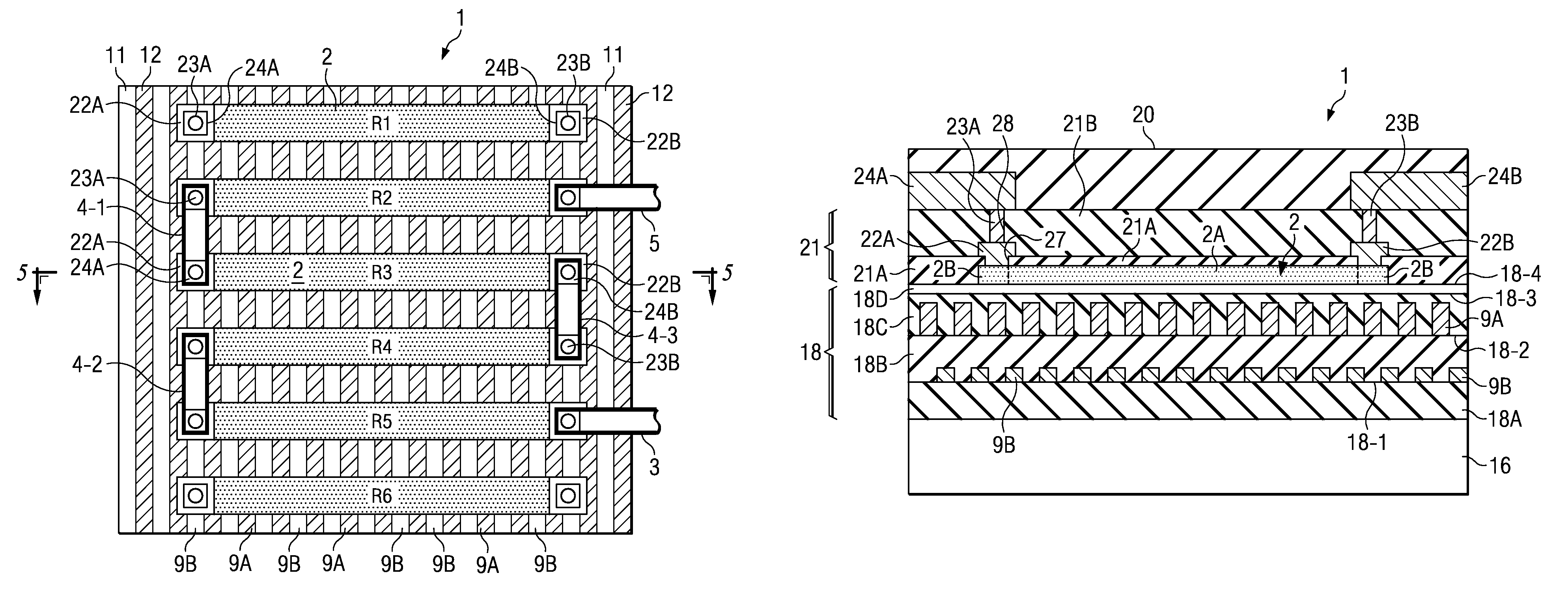 Thin film resistor head structure and method for reducing head resistivity variance