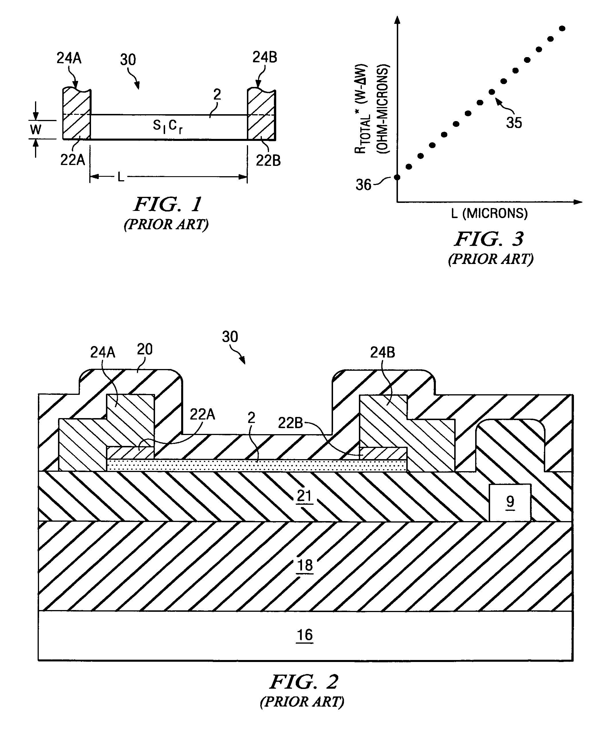 Thin film resistor head structure and method for reducing head resistivity variance