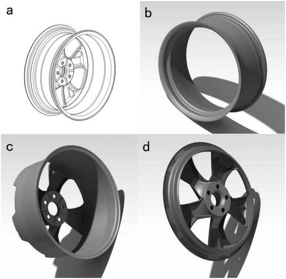 Manufacturing method for composite hub