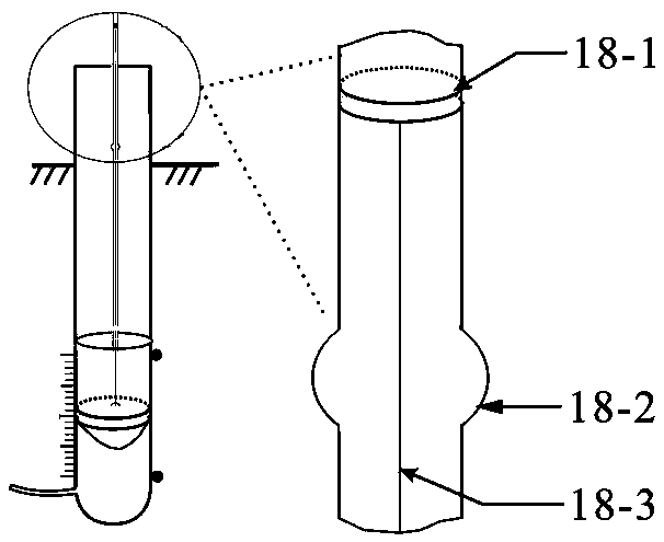 In-situ soil column leaching test device and method
