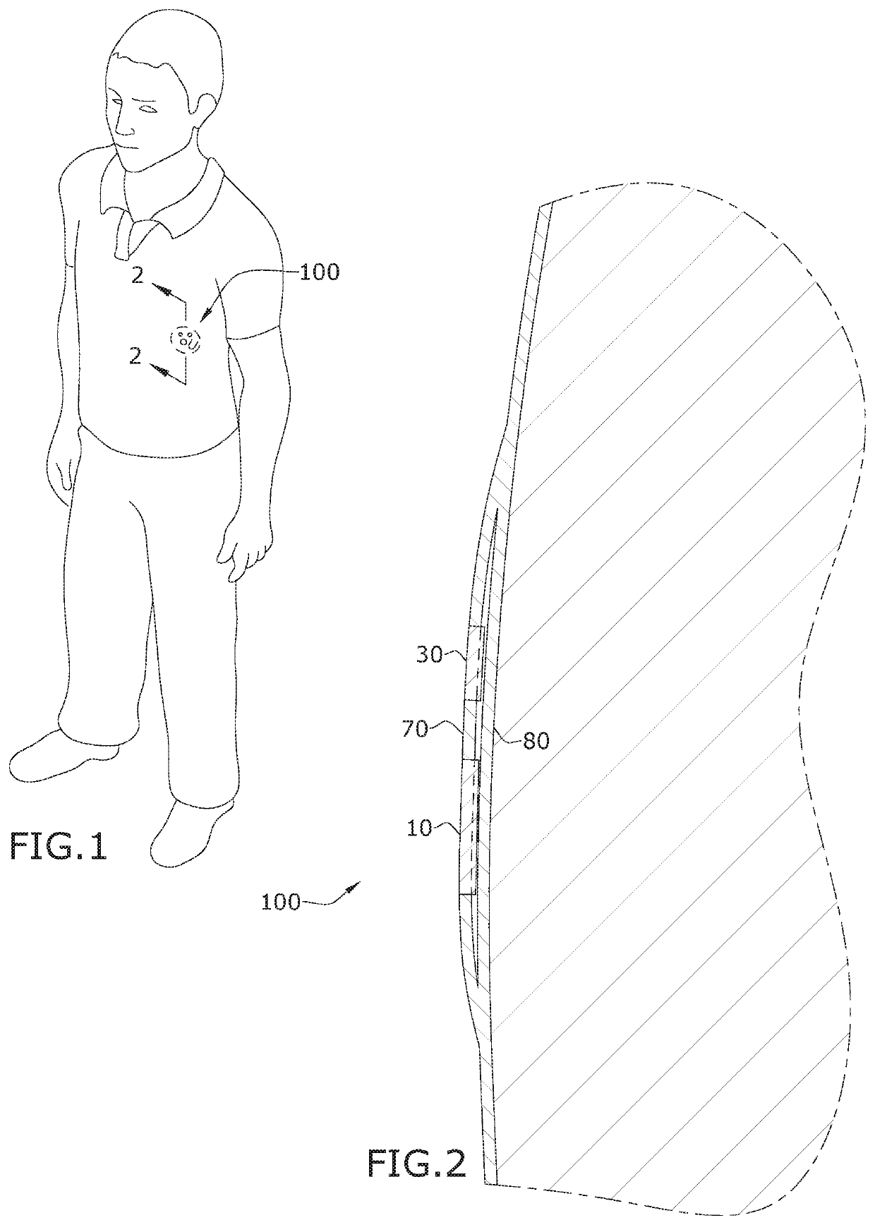 Wearable device adapted for fall detection and transmission of automated notifications for emergency assistance