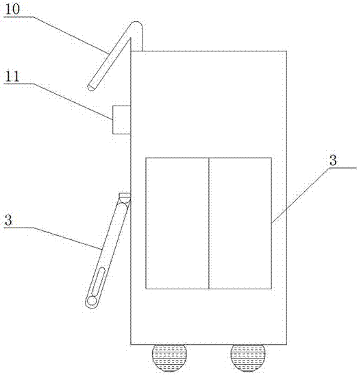Intelligent carrying equipment capable of changing storage space freely and work method thereof