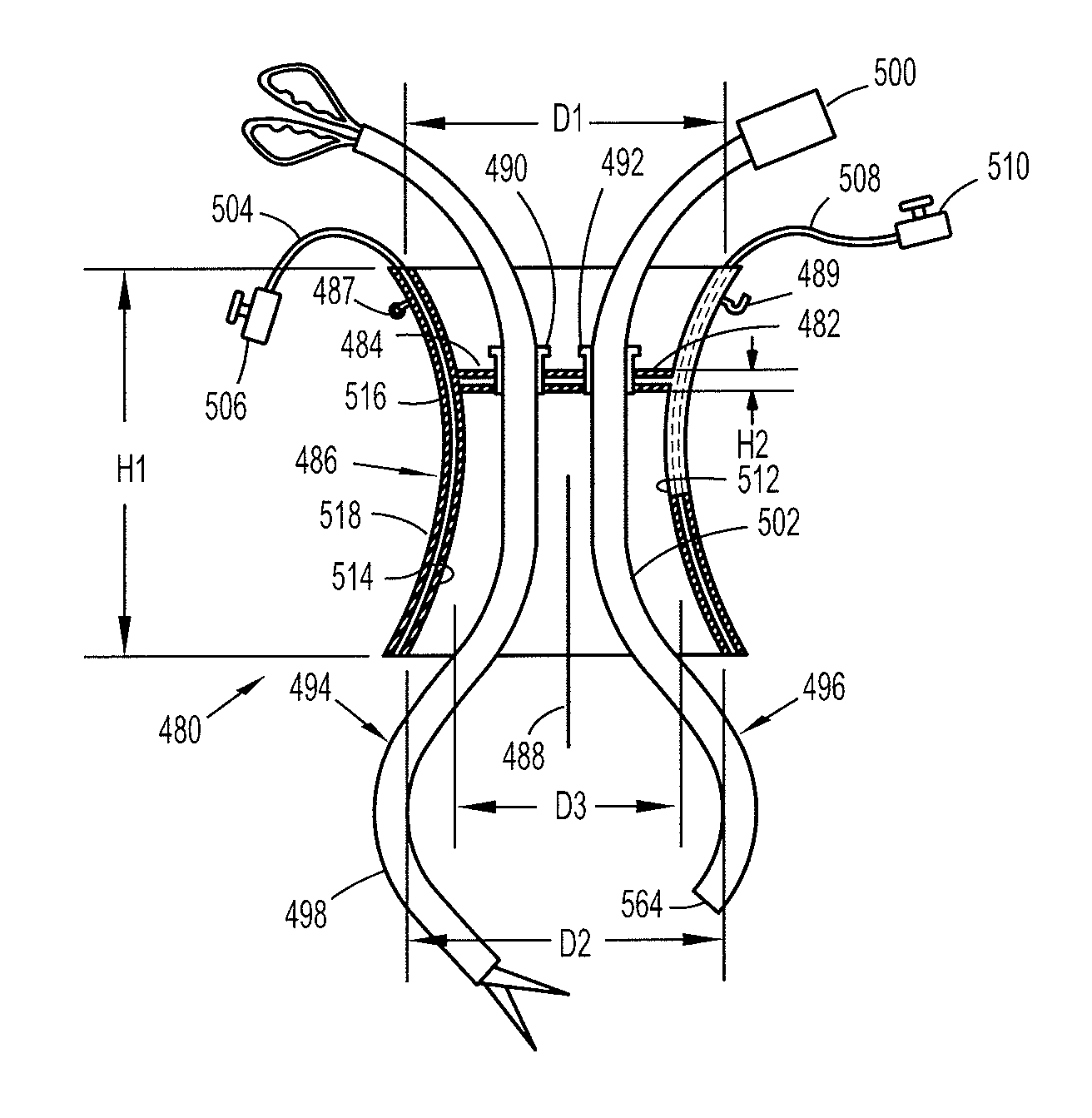 Laparoscopic instrument and related surgical method