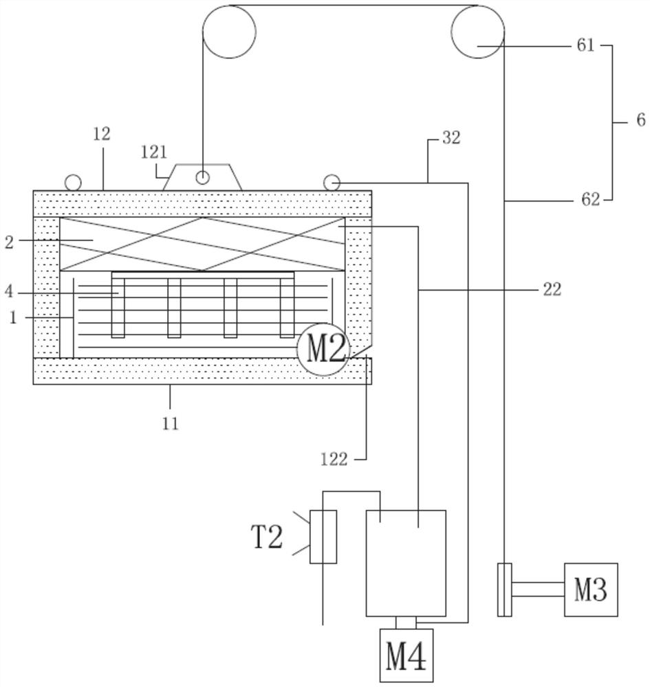 Water circulation system of energy-saving rapid ice maker