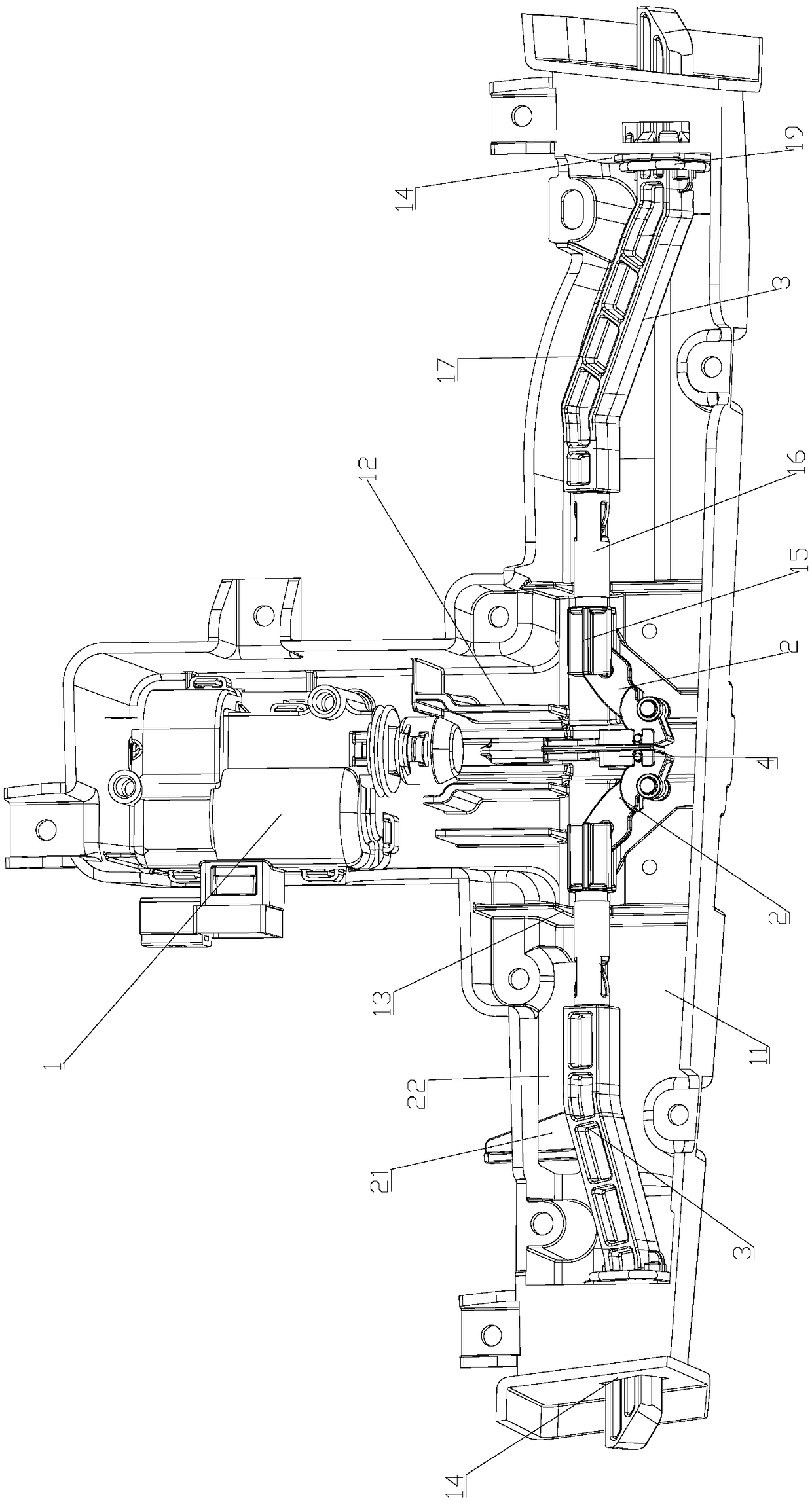 Automatic glove box opening and locking mechanism and glove box