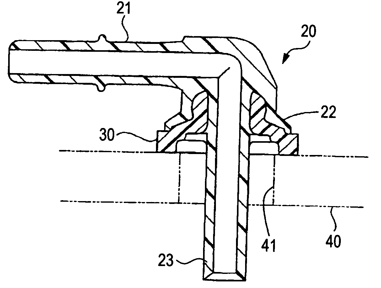 Joint for fuel tank and method for manufacturing the same