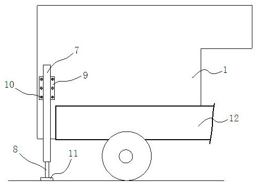 Piggyback motor caravan cabin