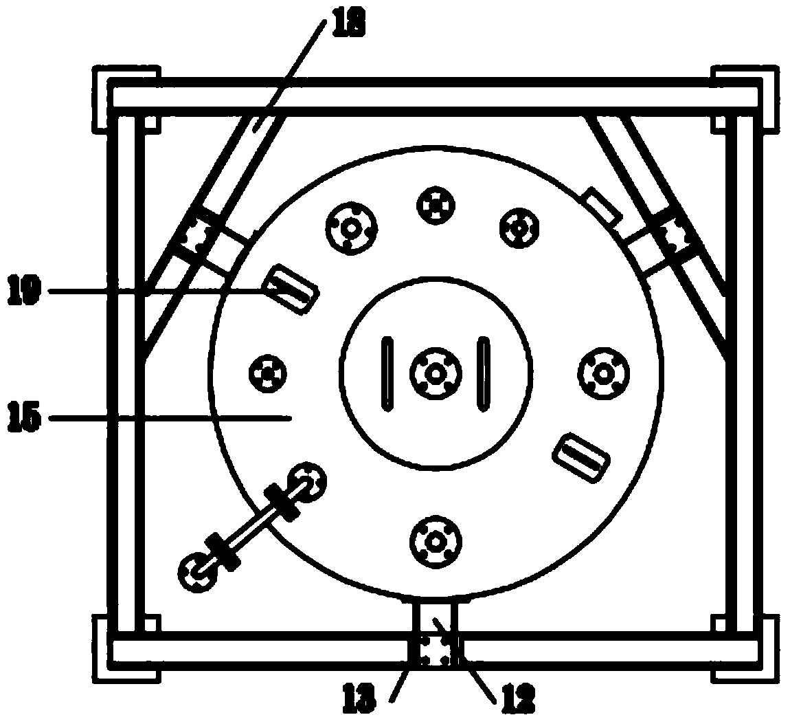 Steel lining tetrafluoroethylene storage tank