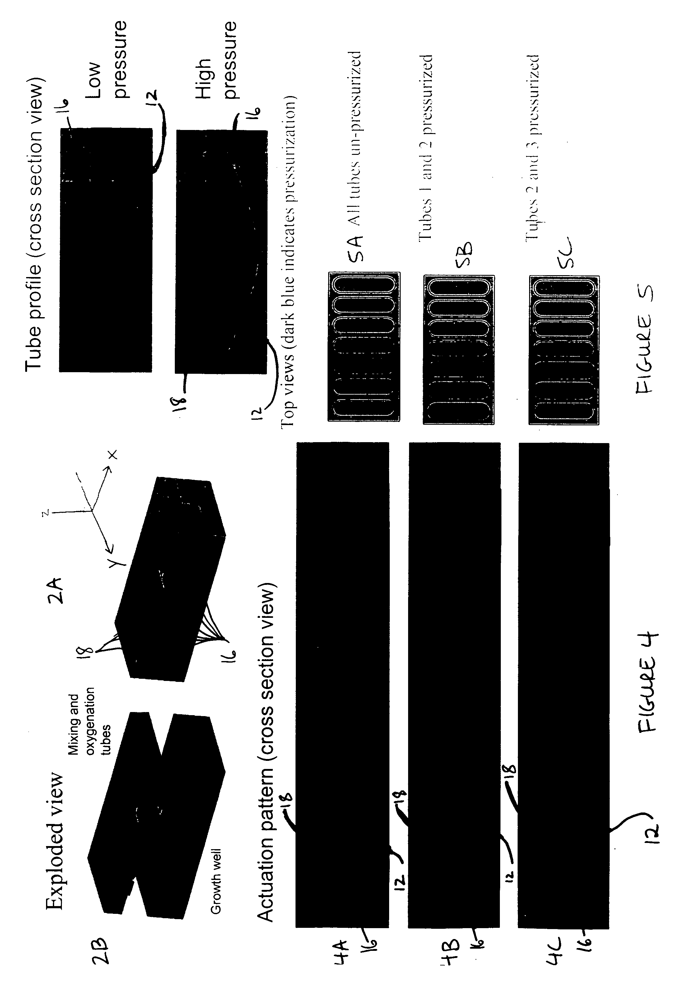 Peristaltic mixing and oxygenation system