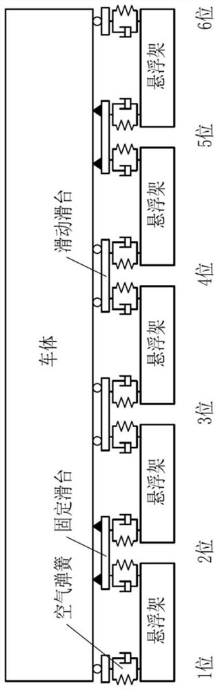 A bidirectional self-locking unlocking device suitable for medium and low speed maglev trains