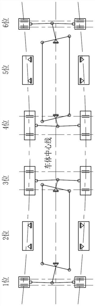 A bidirectional self-locking unlocking device suitable for medium and low speed maglev trains