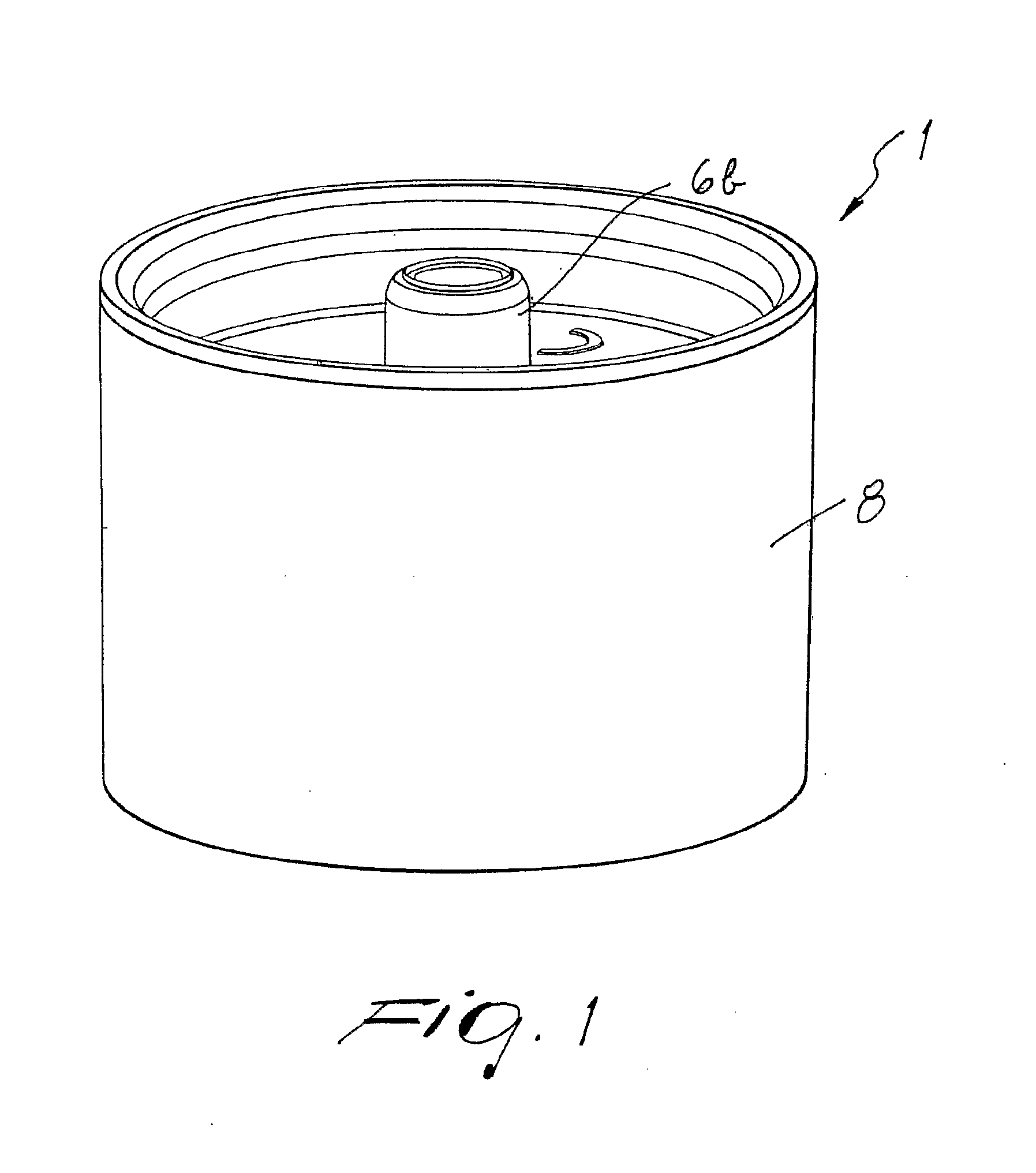 Integrated cartridge for extracting a beverage from a particulate substance
