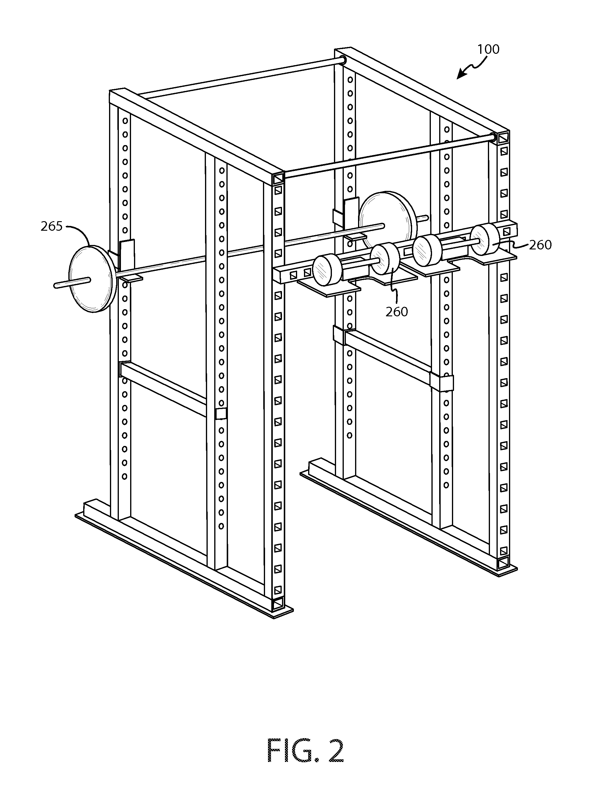 Dumbbell power rack apparatus