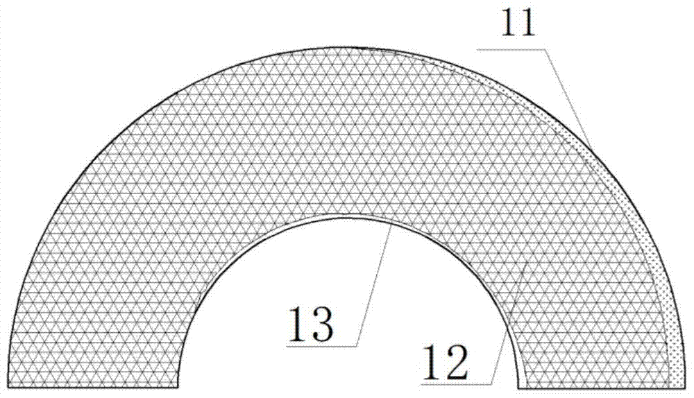 A treatment method for anti-dust accumulation of U-shaped pipe elbow