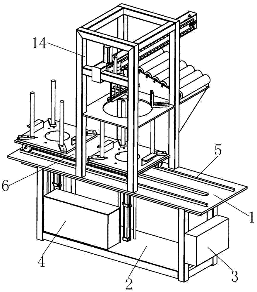 A round cake splitting machine