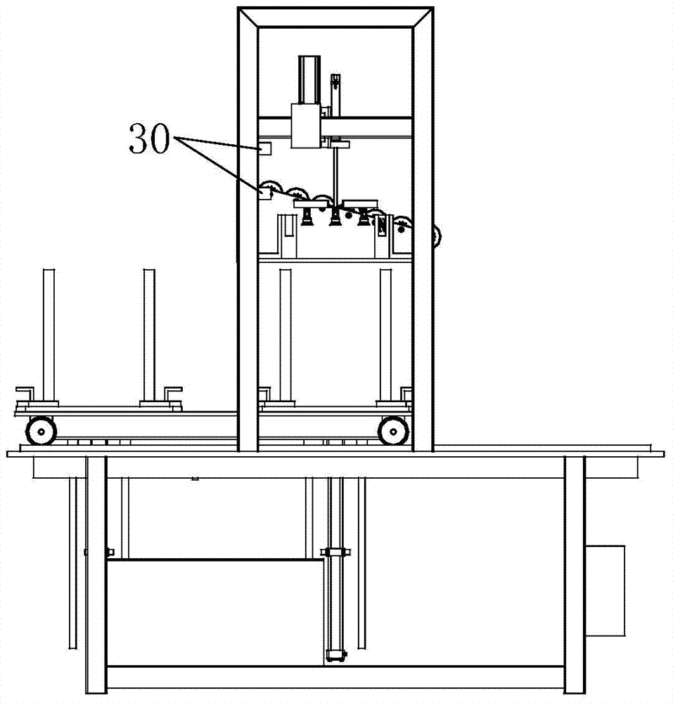 A round cake splitting machine