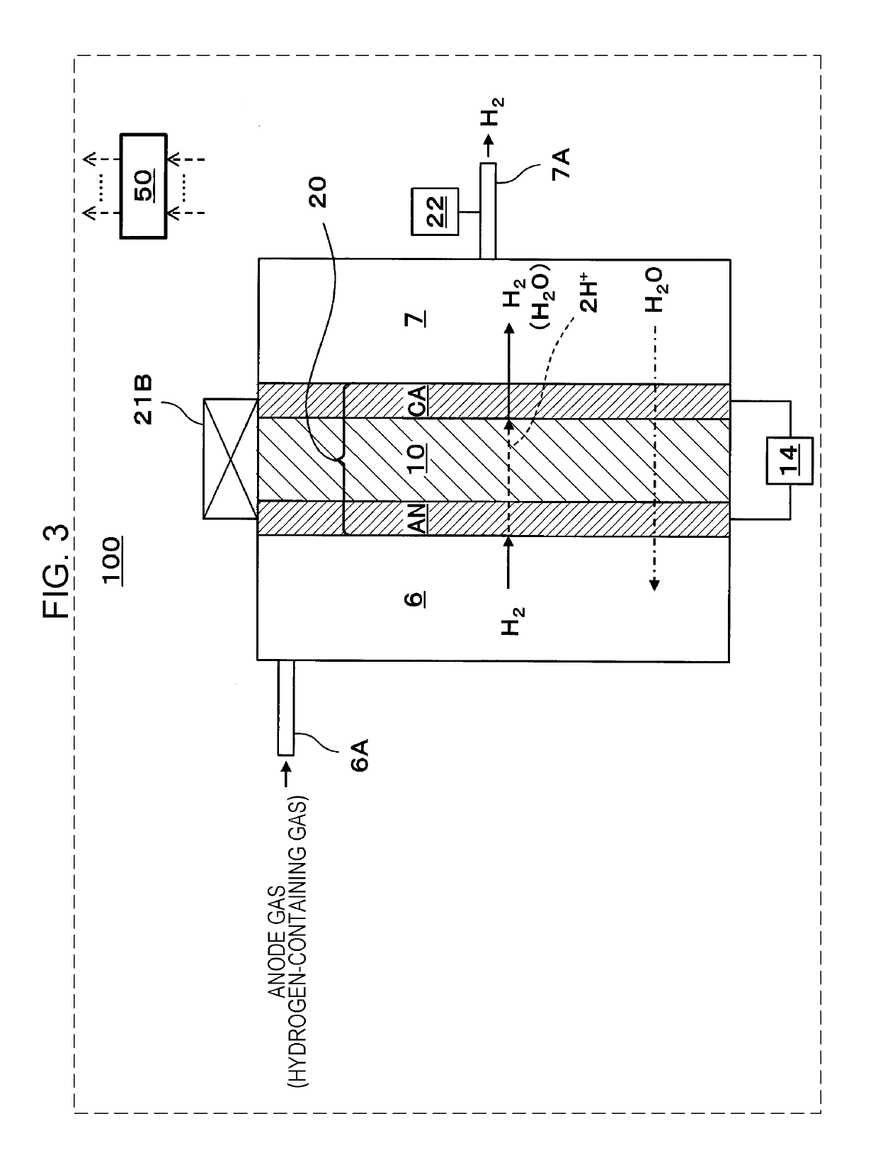 Electrochemical hydrogen pump and method for operating electrochemical hydrogen pump