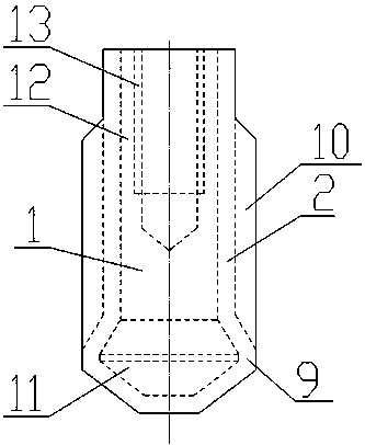 Embedded undercut insulating anchor and embedding method thereof