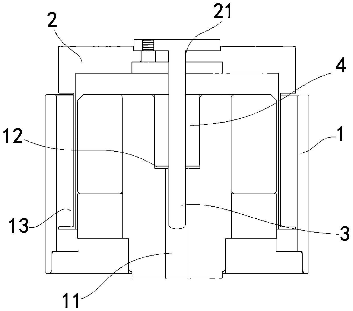 Voice coil motor with linear bearing guiding