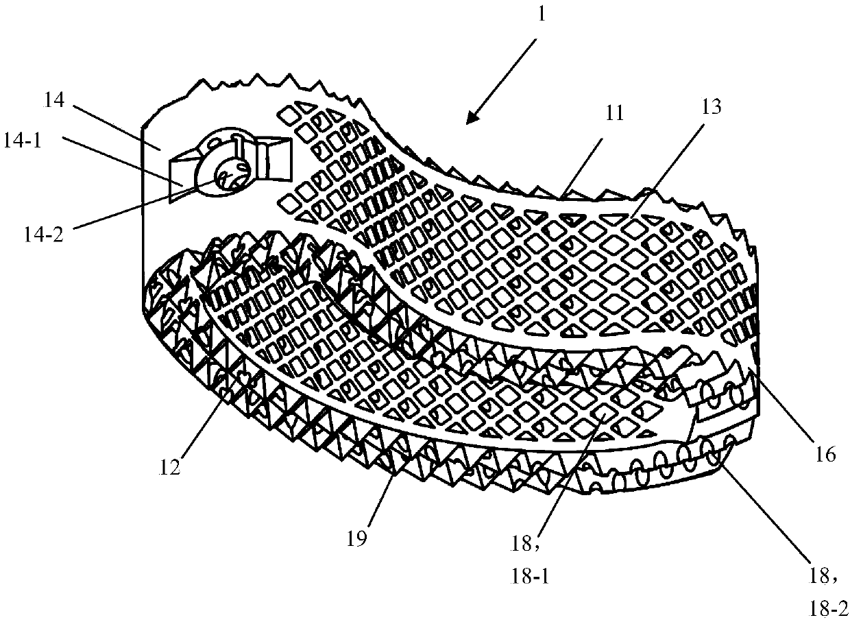 Lumbar intervertebral fusion device