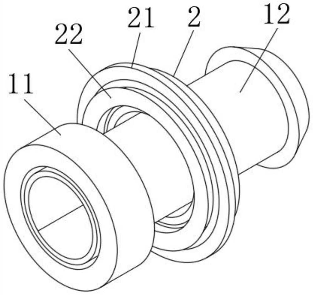 Irrigation device with positioning structure for nasosinusitis treatment