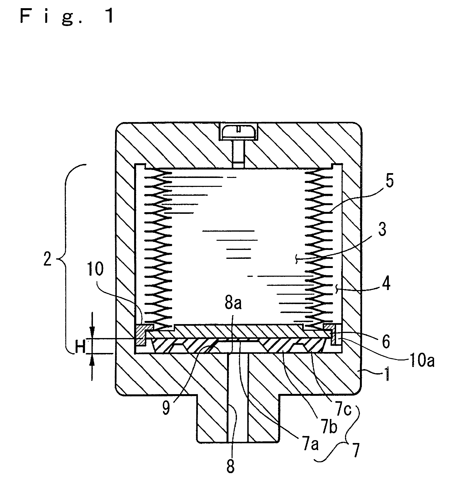 Accumulator and manufacturing process thereof