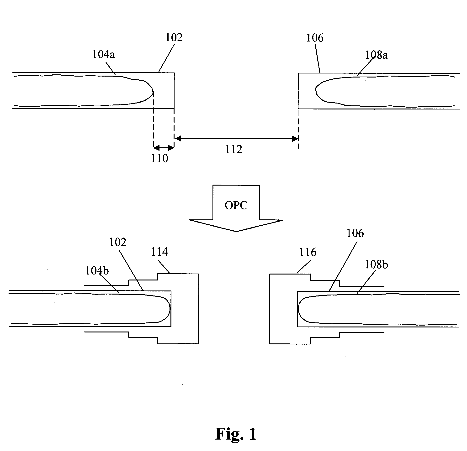 Method and System for Implementing Controlled Breaks Between Features Using Sub-Resolution Assist Features