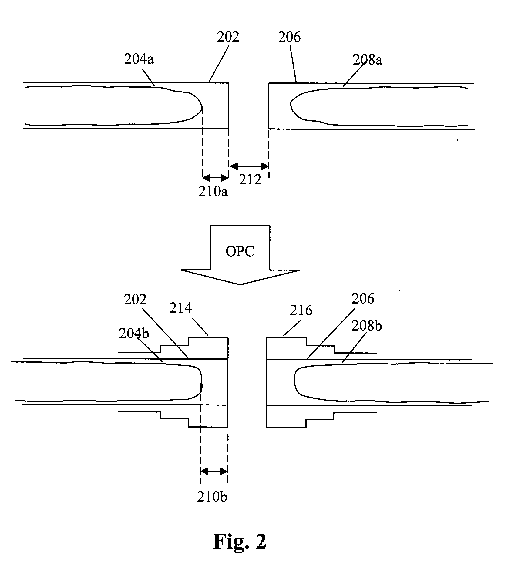Method and System for Implementing Controlled Breaks Between Features Using Sub-Resolution Assist Features