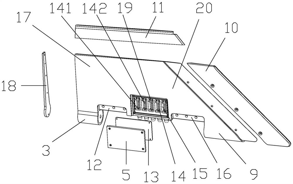 Foldable air rudder of hypersonic flight vehicle