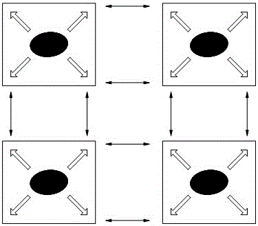 PCB packaging structure based on light-weight miniature smt components