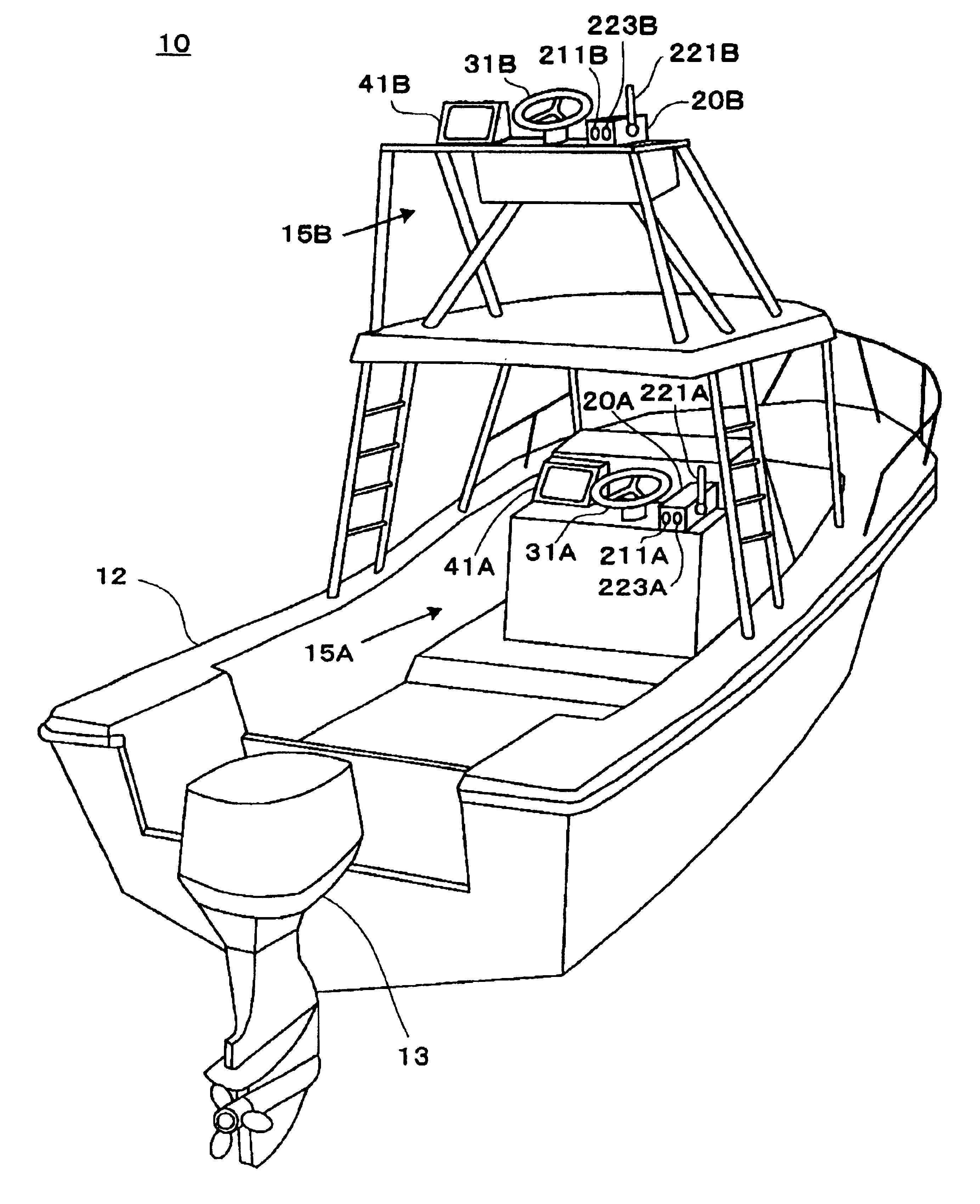 Watercraft control system for watercraft having multiple control stations