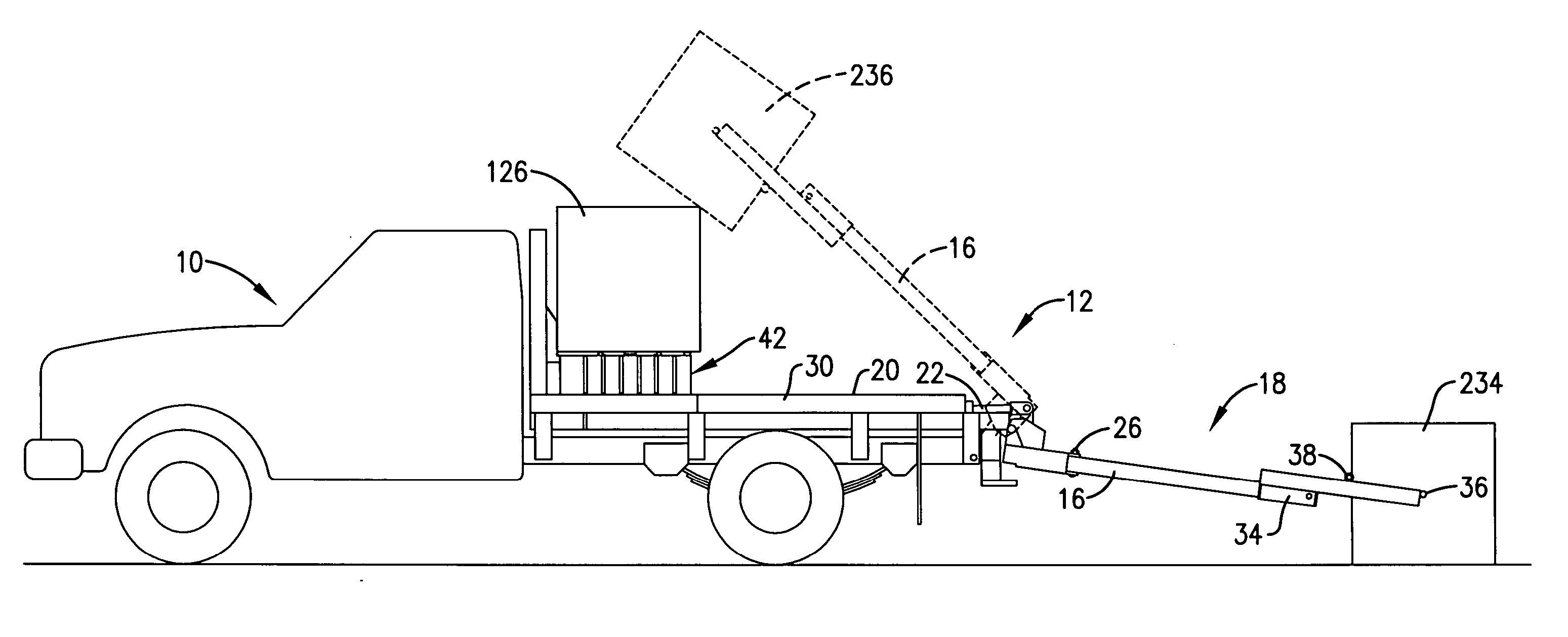 Square bale feeder attachment for flat-bed vehicles