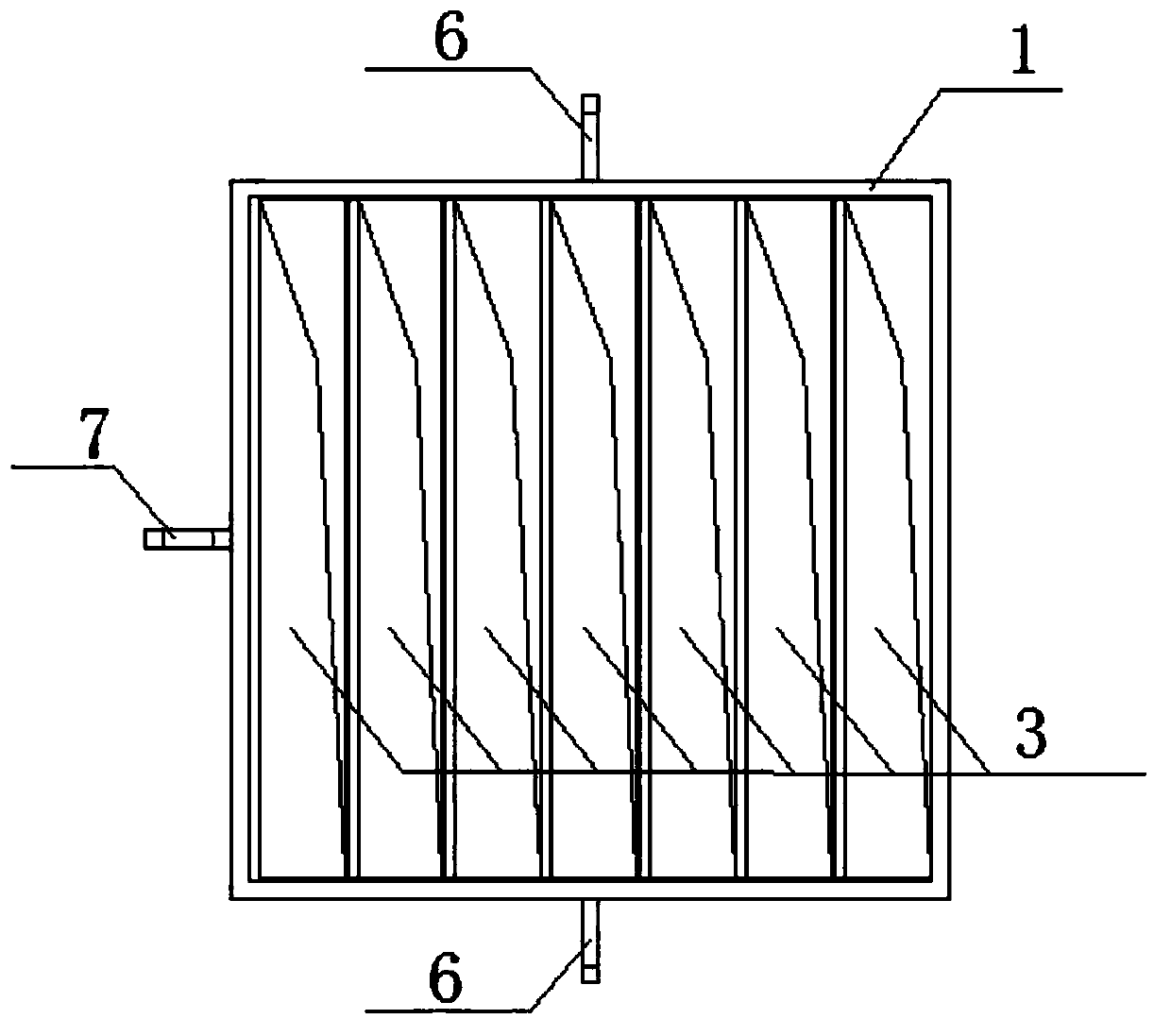 Device and method for treating overfilled concrete of underwater bored pile in advance